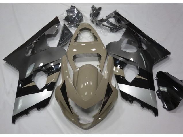 04-05 Desert Tan and Silver GSXR 600-750 Fairings