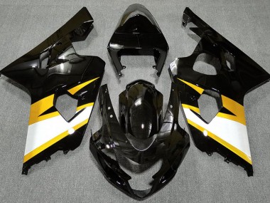 04-05 Gloss Black & Yellow GSXR 600-750 Fairings