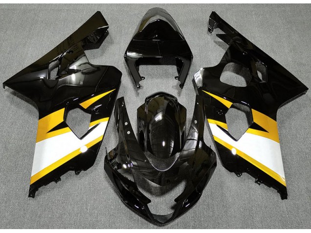 04-05 Gloss Black & Yellow GSXR 600-750 Fairings