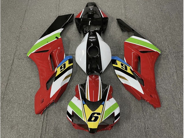 04-05 Red 6 CBR1000RR Fairings