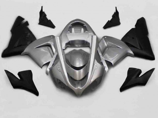 04-05 Silver Black ZX10R Fairings