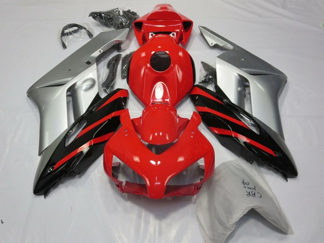 04-05 Silver Red and Black CBR1000RR Fairings