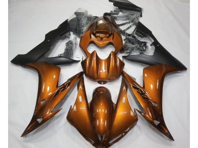 04-06 Gloss Orange & Black R1 Fairings