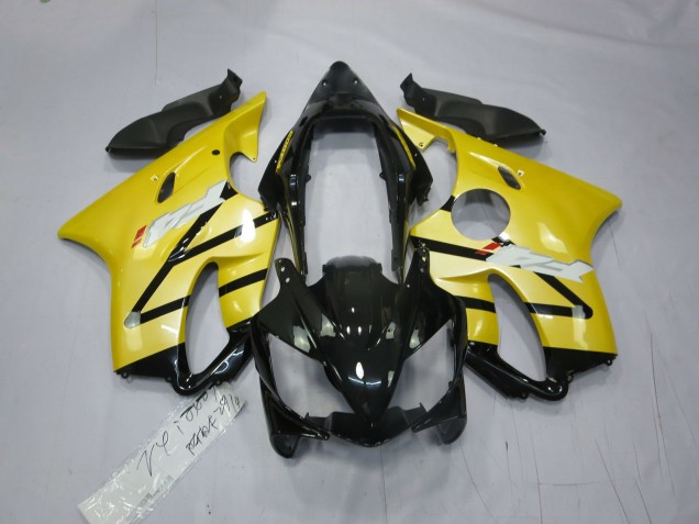 04-07 Pearl Yellow Gloss Black CBR600 F4i Fairings