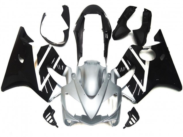 04-07 Silver Grey and Gloss Black CBR600 F4i Fairings
