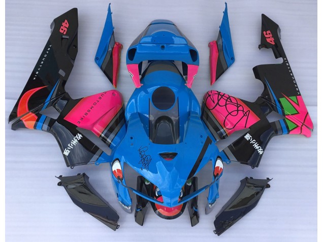 05-06 Blue Shark & Pink CBR600RR Fairings