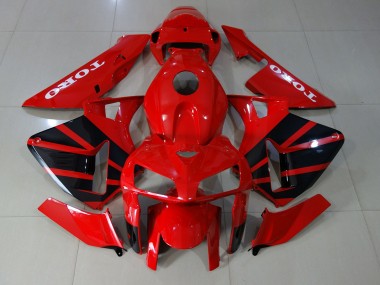 05-06 Gloss Red CBR600RR Fairings