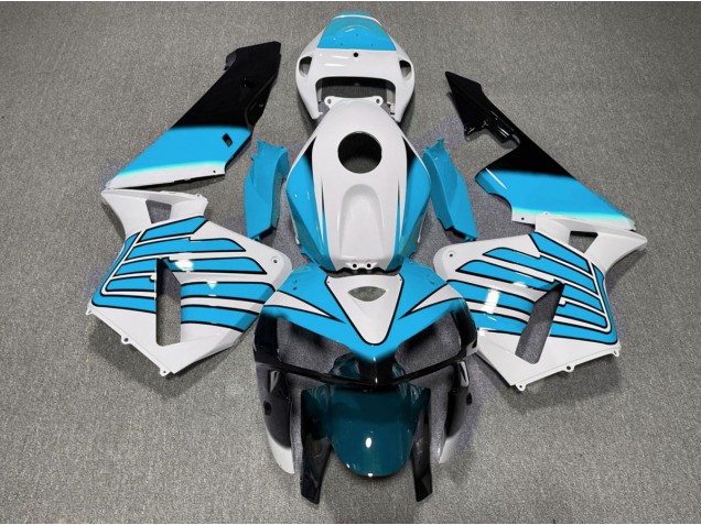 05-06 Light Blue and White Wings CBR600RR Fairings