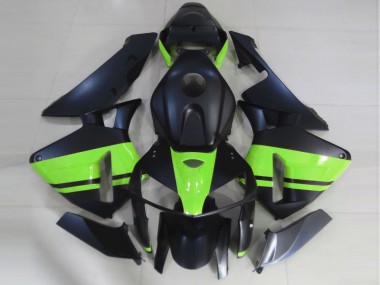 05-06 Matte Black & Light Green CBR600RR Fairings