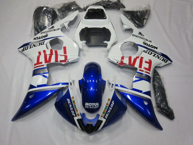 05 Fiat Deep Blue R6 Fairings