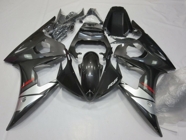 05 Gunmetal R6 Fairings