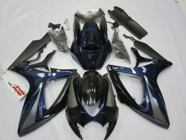 06-07 Blue and Grey GSXR 600-750 Fairings