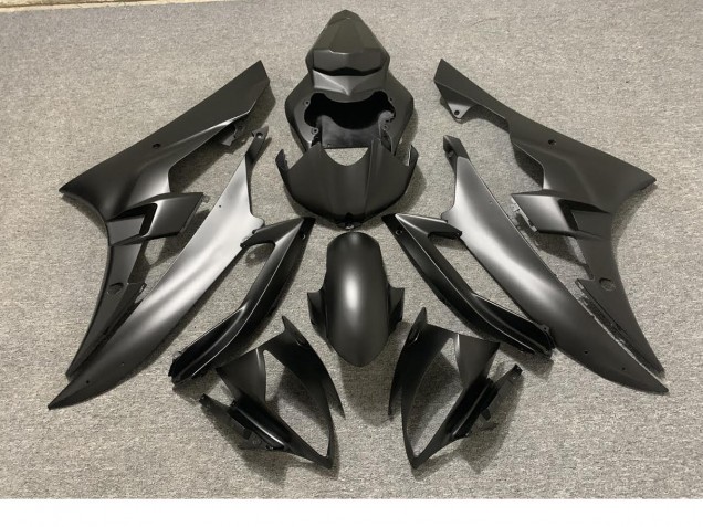 06-07 Full Matte Black R6 Fairings