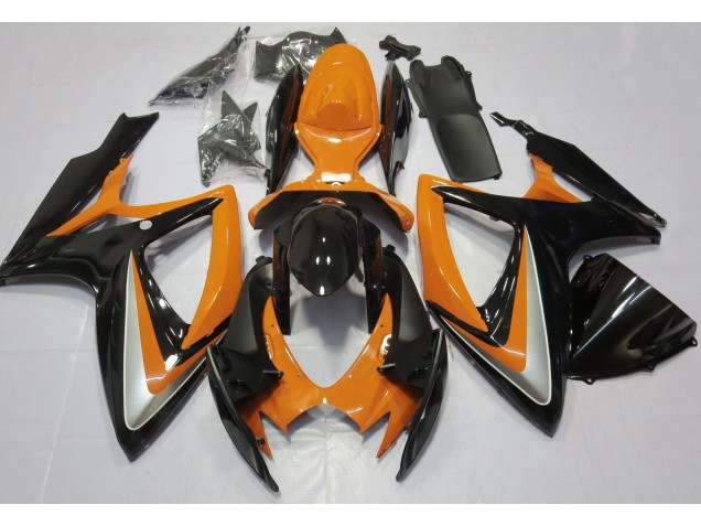 06-07 Gloss Orange Debadged GSXR 600-750 Fairings