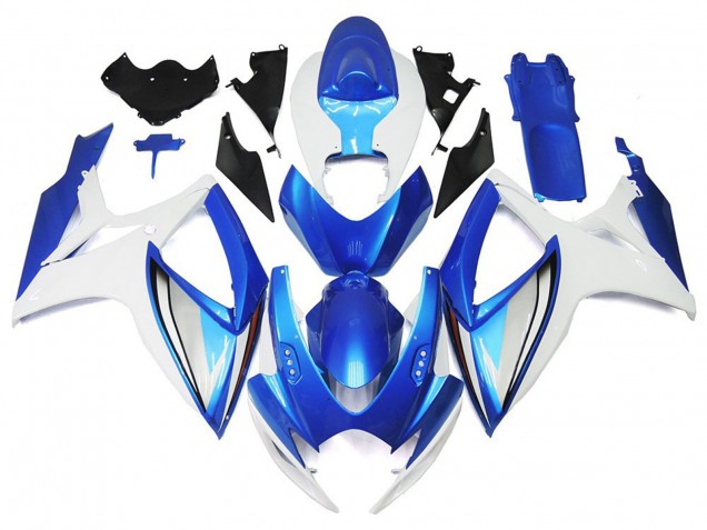 06-07 Light Blue and Deep Blue OEM Style GSXR 600-750 Fairings