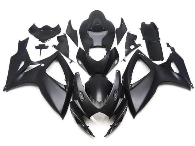 06-07 Matte Black OEM Custom Style GSXR 600-750 Fairings