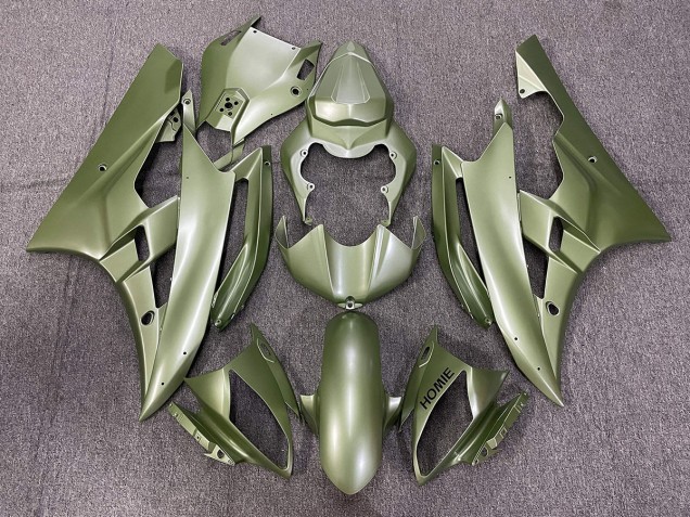 06-07 Matte Green R6 Fairings
