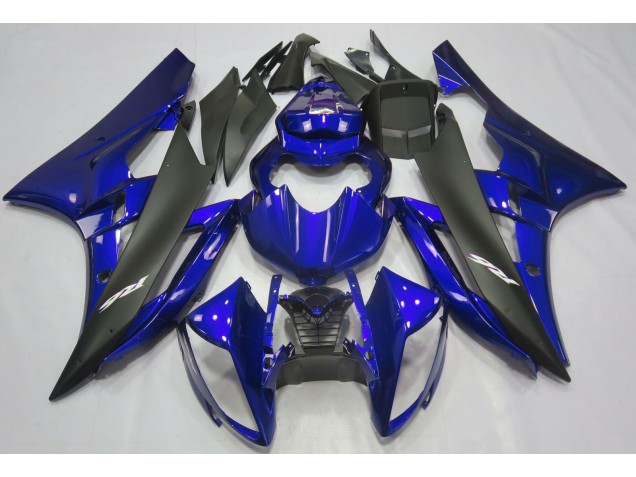 06-07 Metallic Blue & Black R6 Fairings