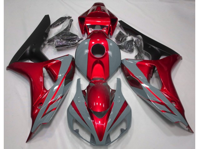 06-07 Nardo Grey and Red CBR1000RR Fairings