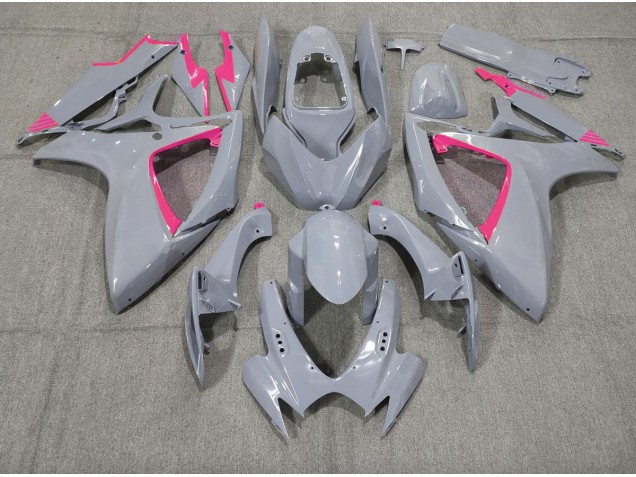 06-07 Nardo and Pink Trim GSXR 600-750 Fairings