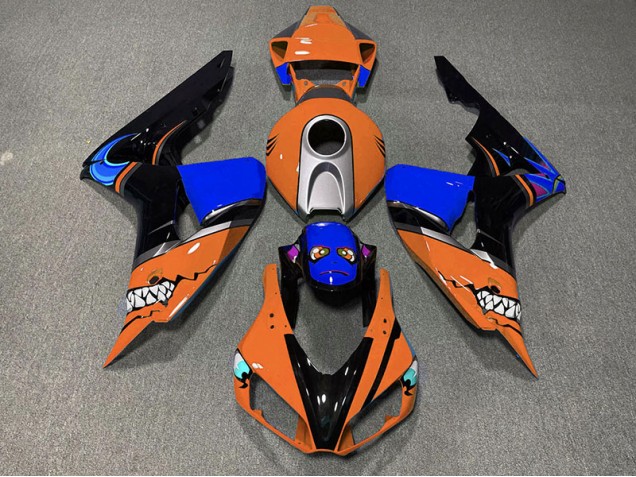 06-07 Orange Shark CBR1000RR Fairings