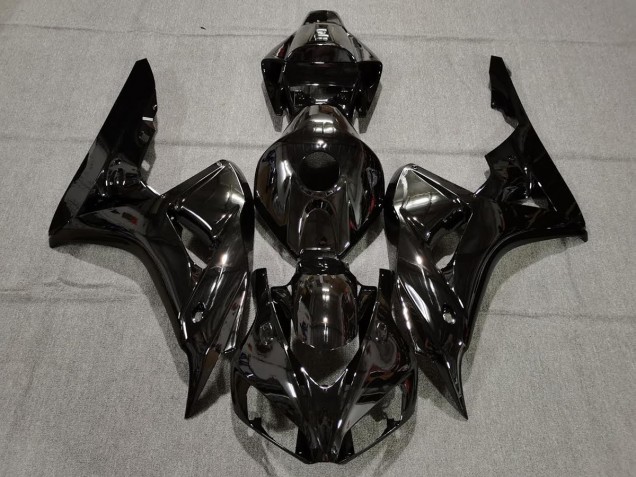 06-07 Plain Gloss Black CBR1000RR Fairings