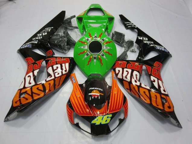 06-07 Rossi Lime CBR1000RR Fairings