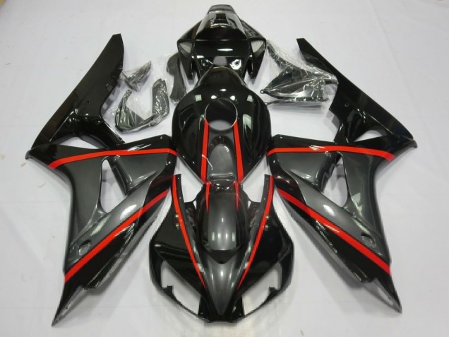 06-07 Silver and Black CBR1000RR Fairings