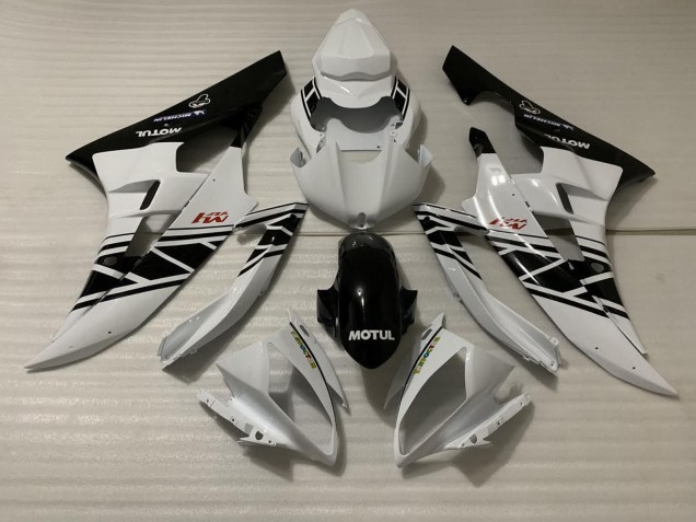 06-07 White Black Design R6 Fairings