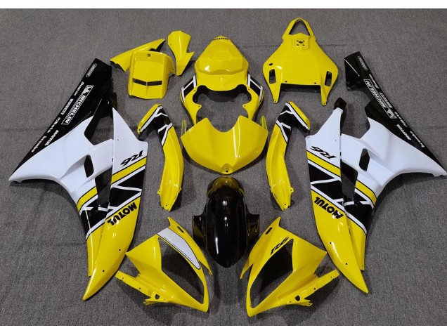 06-07 Yellow OEM Style R6 Fairings