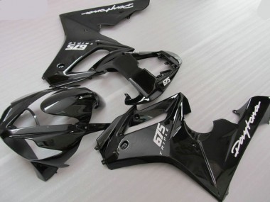 06-08 Black Triple Daytona 675 Fairings