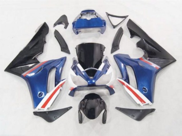 06-08 Blue / Red and White Daytona 675 Fairings