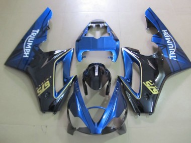 06-08 Blue and Black Daytona 675 Fairings