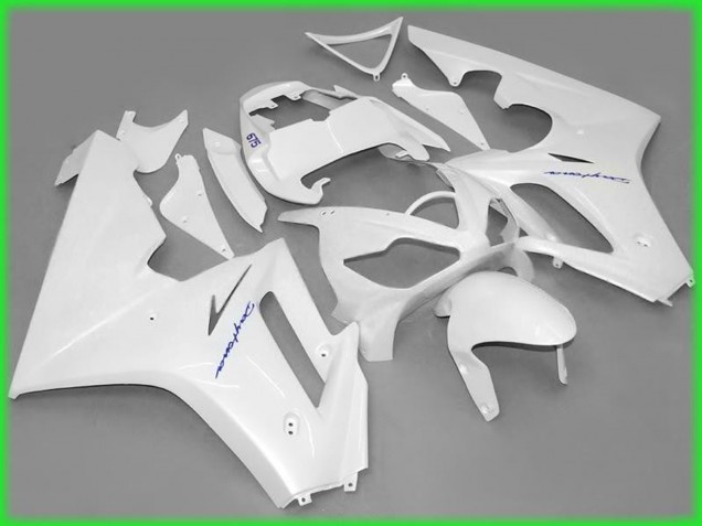 06-08 Gloss White Daytona 675 Fairings