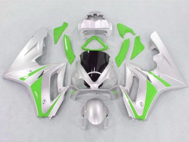 06-08 Green and Silver Daytona 675 Fairings