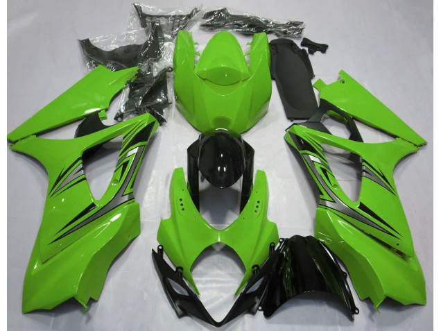 07-08 Green OEM Style GSXR 1000 Fairings