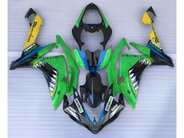 07-08 Green Shark R1 Fairings