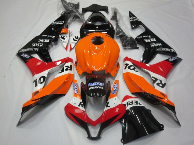 07-08 Light Orange Repsol CBR600RR Fairings