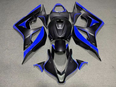 07-08 Matte Black & Blue CBR600RR Fairings