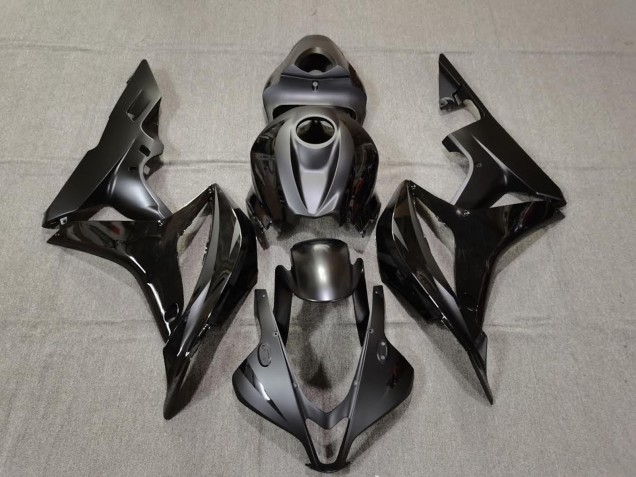 07-08 Matte and Gloss Black CBR600RR Fairings