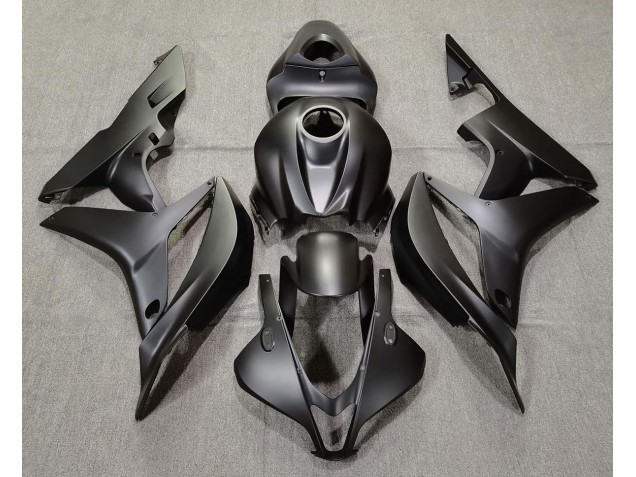 07-08 Plain Matte Black CBR600RR Fairings