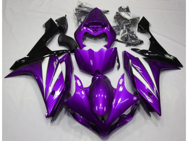 07-08 Purple White and Black R1 Fairings