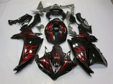 07-08 Red Flame R1 Fairings