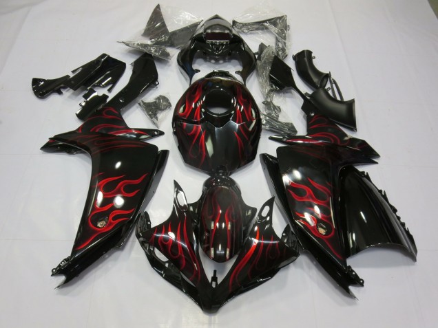 07-08 Red Flame R1 Fairings