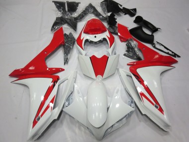 07-08 White Red custom R1 Fairings