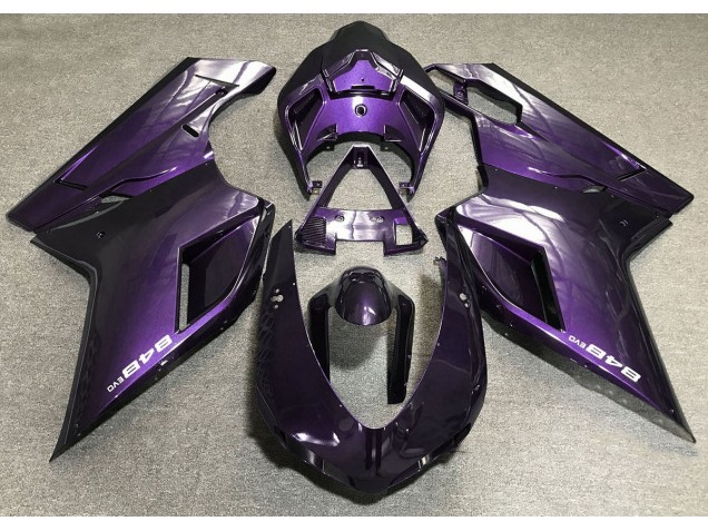 07-14 Deep Purple Ducati 848 1098 1198 Fairings