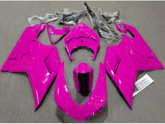 07-14 Plain Gloss Pink Ducati 848 1098 1198 Fairings
