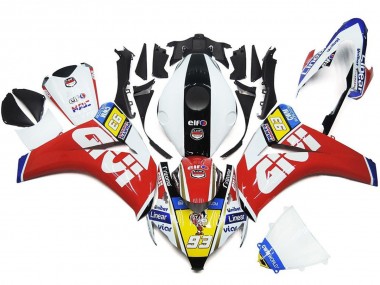 08-11 93 Number White and Red CBR1000RR Fairings