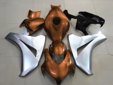 08-11 Gloss Orange and Silver CBR1000RR Fairings