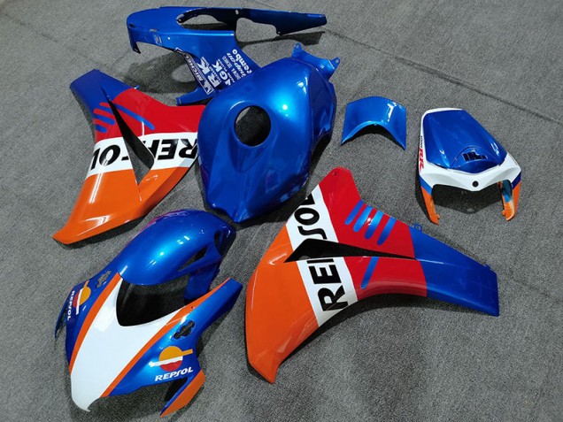 08-11 Pearl Blue Repsol Style CBR1000RR Fairings